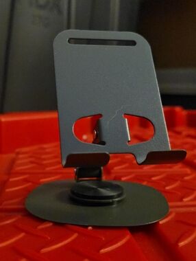Adjustable Metal Phone/Tablet Stand - Dark Gray